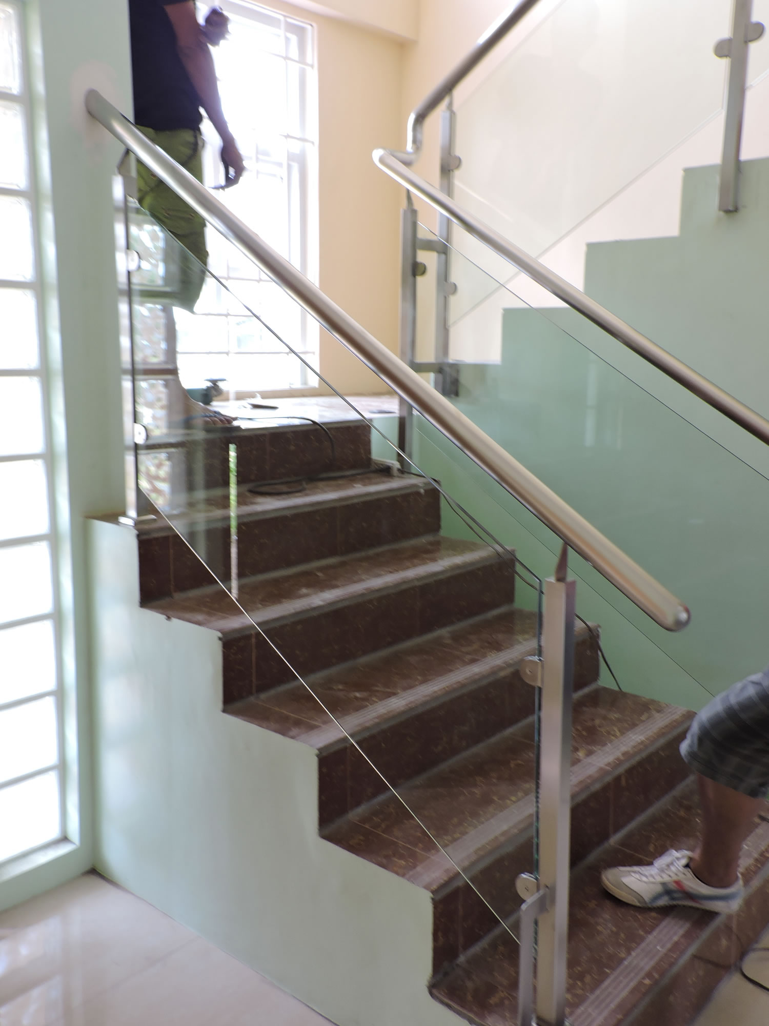 Glass Stair Railing Bicol Albay Philippines