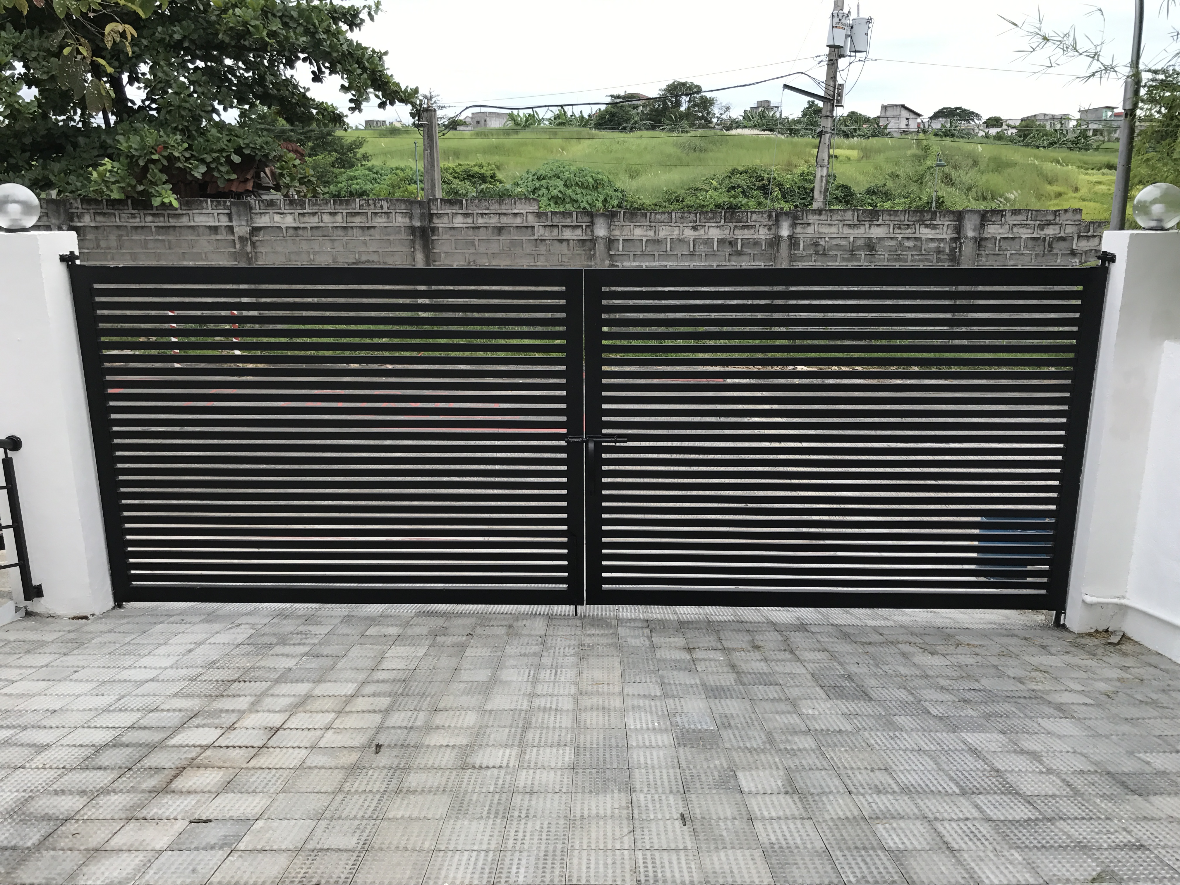Wrought Iron Entrance Gate
