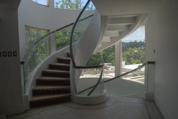 Tempered Glass Stair Railing